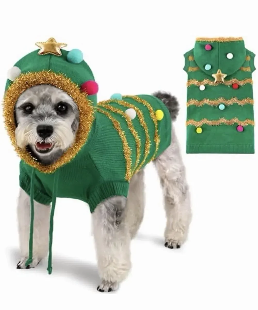 Christmas Sweater Christmas Tree with Hat XXL